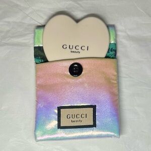 Gucci Beauty Heart Mirror with Iridescent Pouch GWP